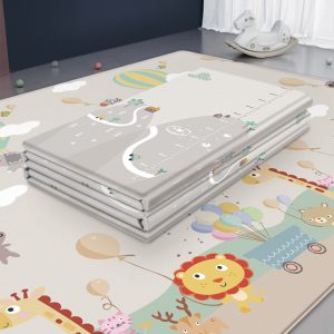 Waterproof, non-slip and dirt-resistant double-sided foldable baby crawling mat