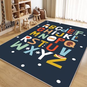 Cartoon dinosaur thickened educational children's carpet