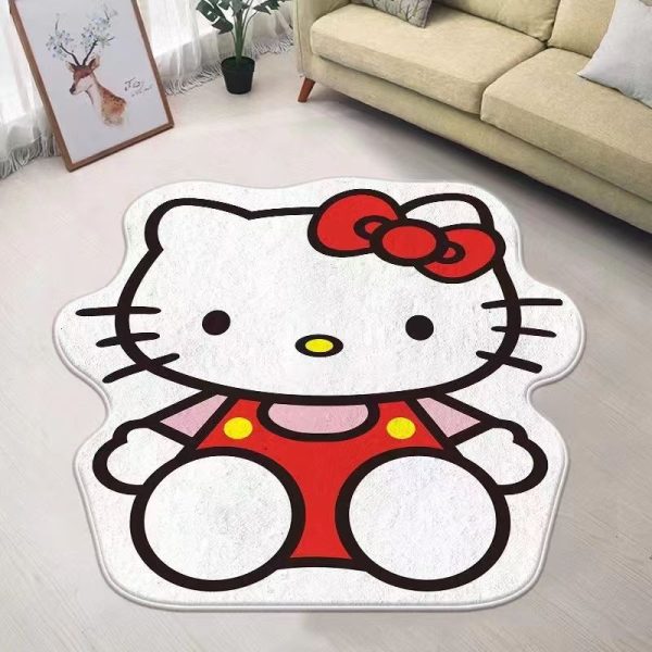 Hello Kitty cute pink absorbent washable Kids rug