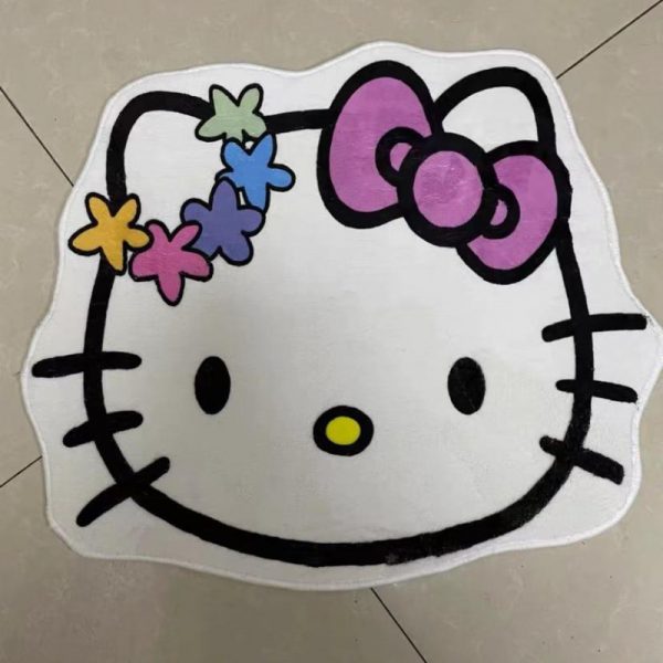 Hello Kitty cute pink absorbent washable Kids rug