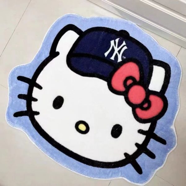 Hello Kitty cute pink absorbent washable Kids rug