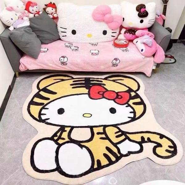 Hello Kitty cute pink absorbent washable Kids rug