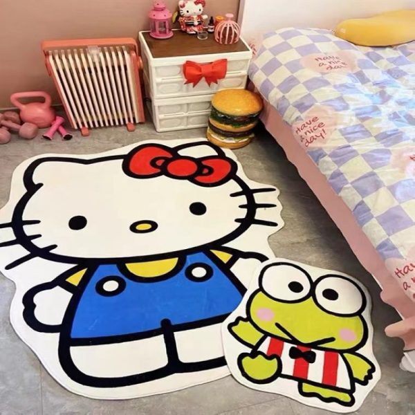 Hello Kitty cute pink absorbent washable Kids rug