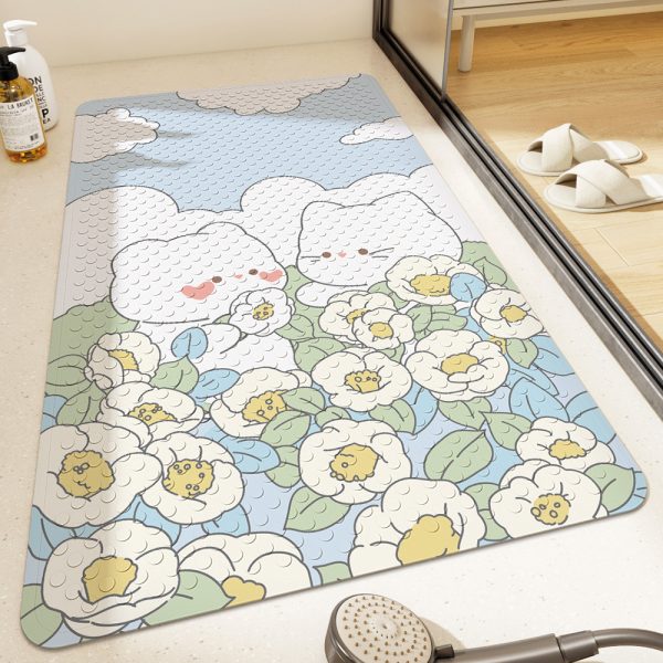 PVC cartoon children's bath special non-slip floor mat