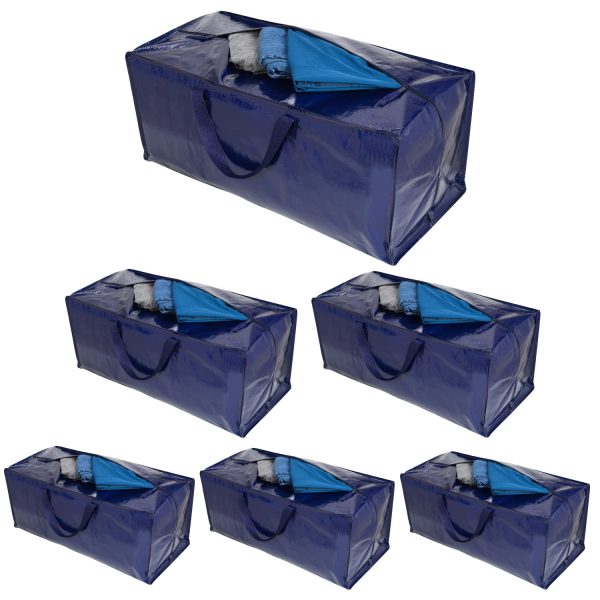 8 Pack Heavy Duty Extra Large Moving Storage Bags