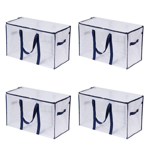 8 Pack Extra Large Transparent Moving Storage Bags