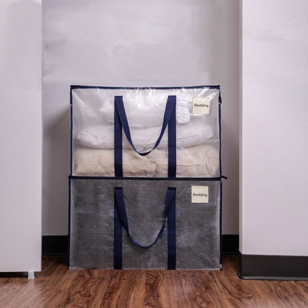 8 Pack Extra Large Transparent Moving Storage Bags