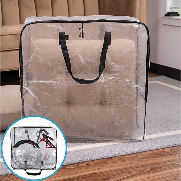 5 Pack Over-Sized Clear Organizer Storage Bag