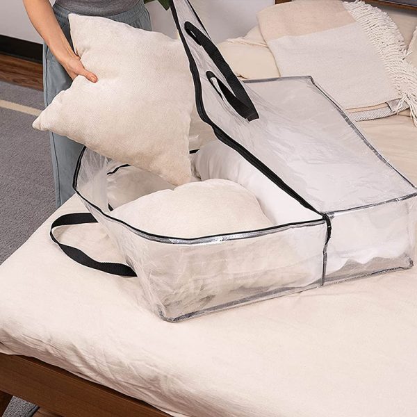 5 Pack Over-Sized Clear Organizer Storage Bag