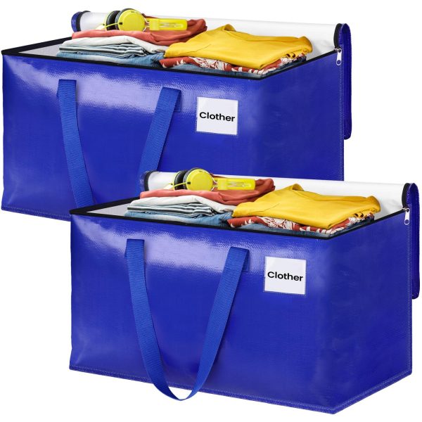 6 Pack Collapsible Moving Supplies Storage Bags