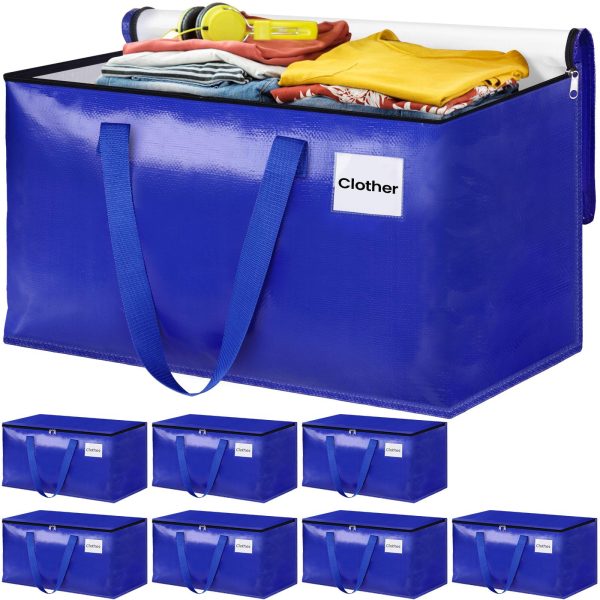 6 Pack Collapsible Moving Supplies Storage Bags