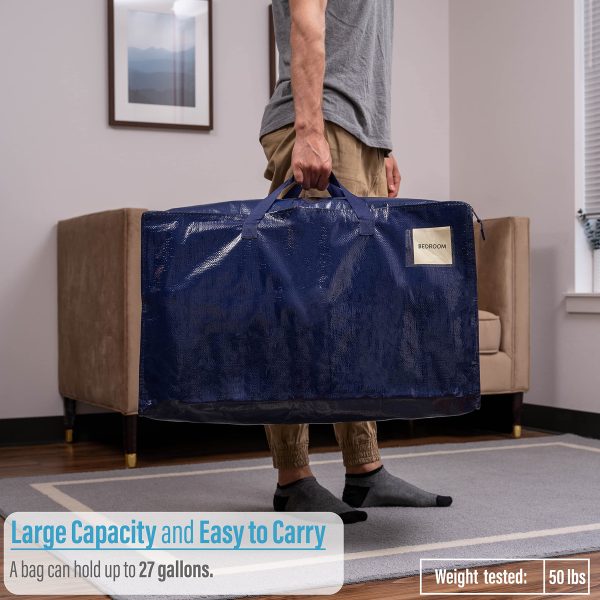 4 Pack Heavy Duty Oversized Storage Bag