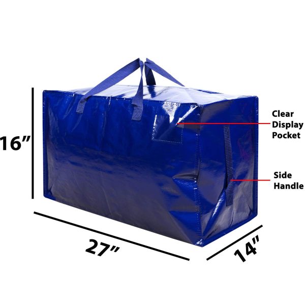 4 Pack Heavy Duty Oversized Storage Bag