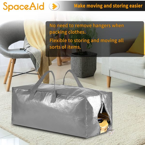 8 Pack Heavy Duty Extra Large Moving Storage Bags