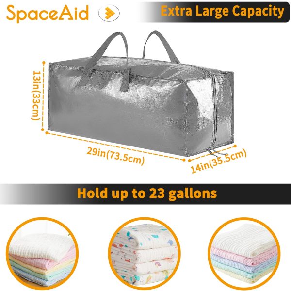 8 Pack Heavy Duty Extra Large Moving Storage Bags