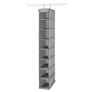 Hanging Closet Organizer 8 Section Shoe Shelves