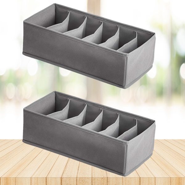 2 Pack Amazon Basics Underwear Dresser Storage Boxes