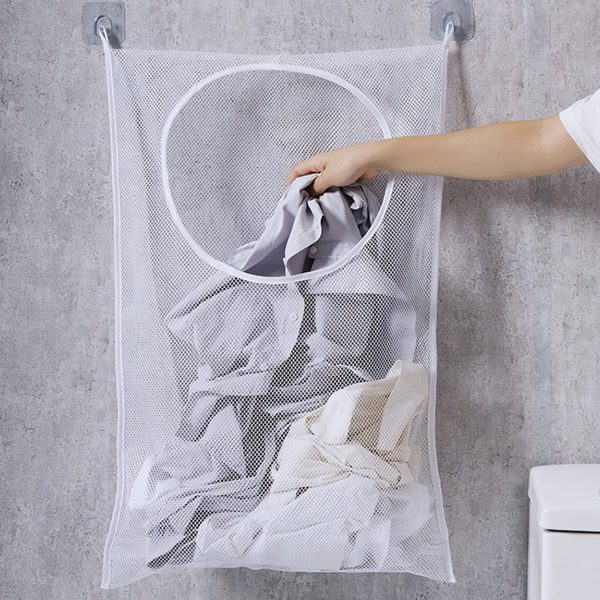 Large Portable Hanging Laundry Hamper Bag