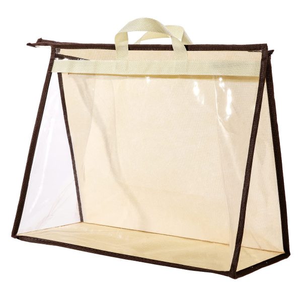 Clear Zipper Hanging Purse Storage Bag