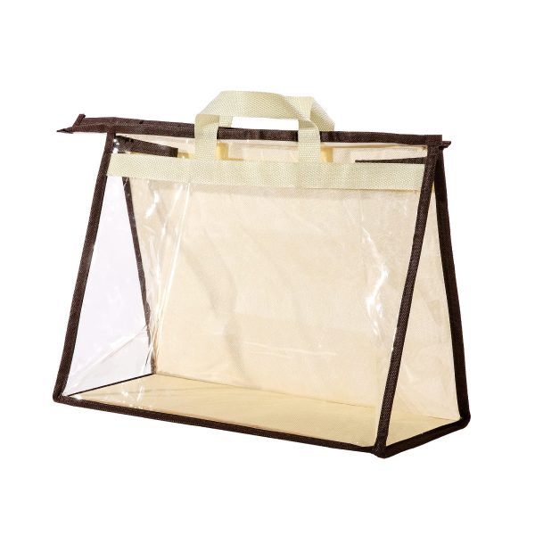 Clear Zipper Hanging Purse Storage Bag