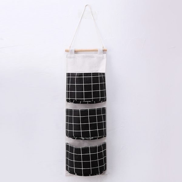 3Pcs Wall Closet Hanging Storage Bag