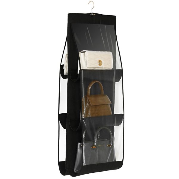 Hanging Double-sided Transparent Six-layer Storage Bag