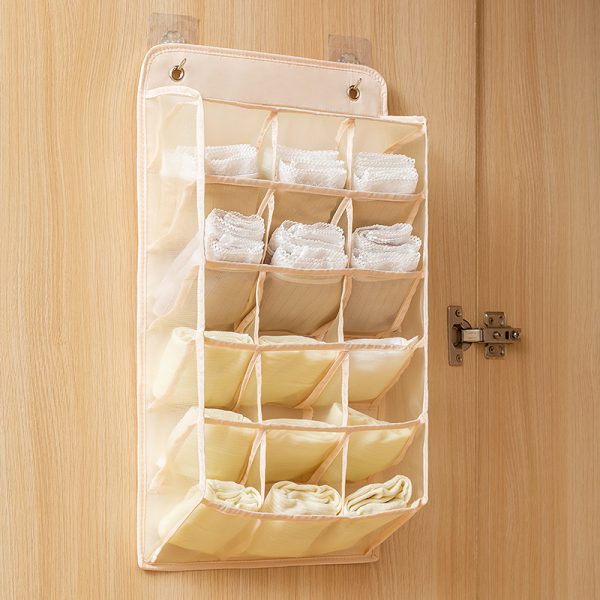 2 Pack Hanging Underwear Socks Organizer Storage Bags