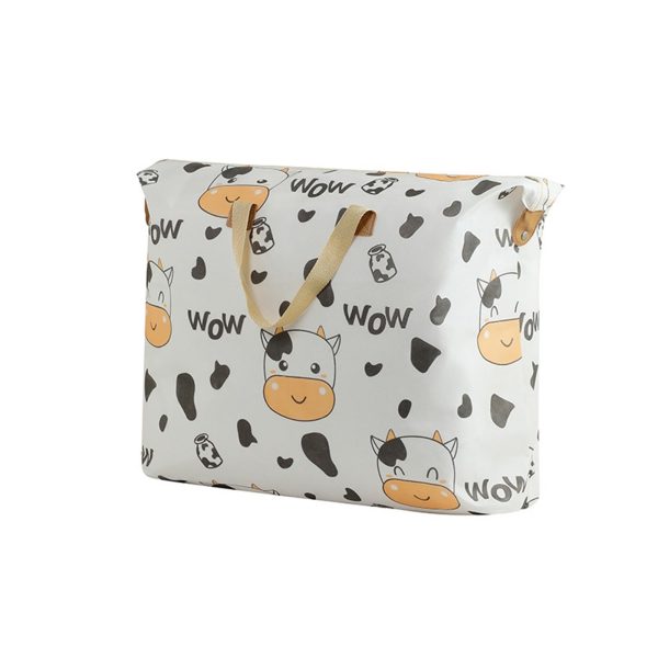 Cartoon Pattern Thickened Portable Quilt Clothes Storage Bag