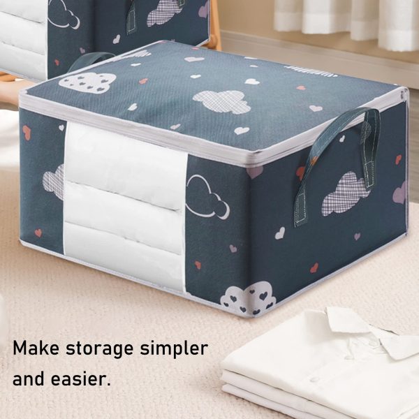 Large Foldable Clothes Storage Bins Comforter Storage Bag