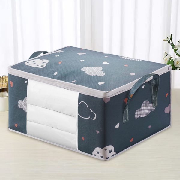 Large Foldable Clothes Storage Bins Comforter Storage Bag