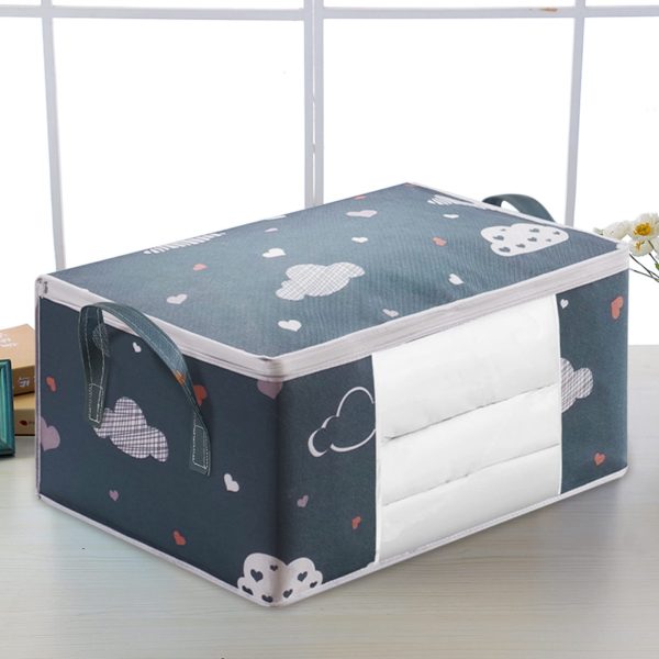 Large Foldable Clothes Storage Bins Comforter Storage Bag