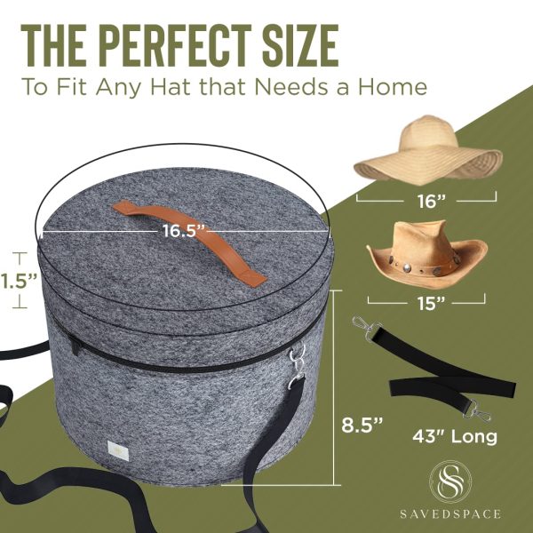 Protect Store Cowboy Hat Storage Box