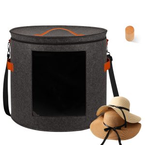 Oversized Cowboy Round Hat Storage Box