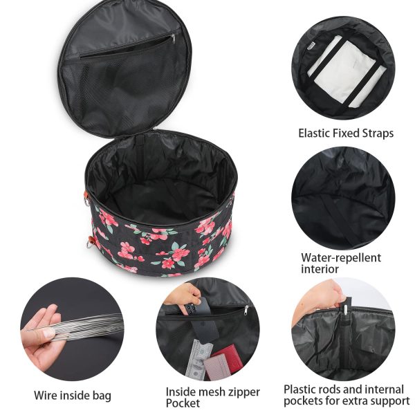 Dustproof Lid Round Hat Storage Box