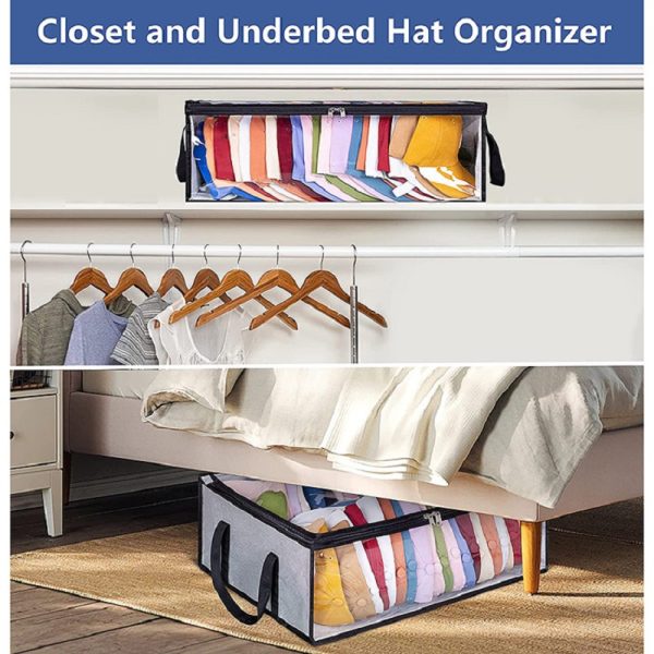 Baseball Caps Organizer Hat Storage Box