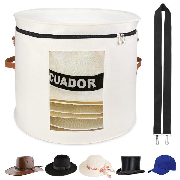 Foldable Large Round Hat Storage Box