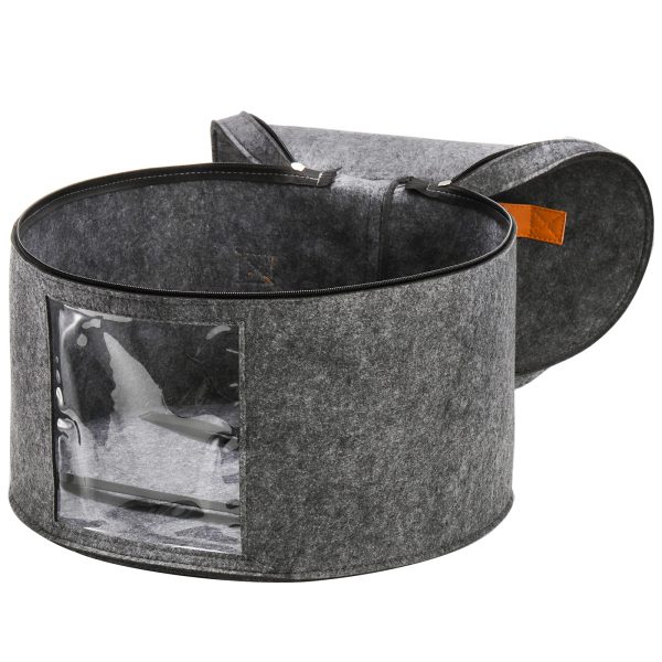 2 Pack Foldable Felt Hat Storage Box