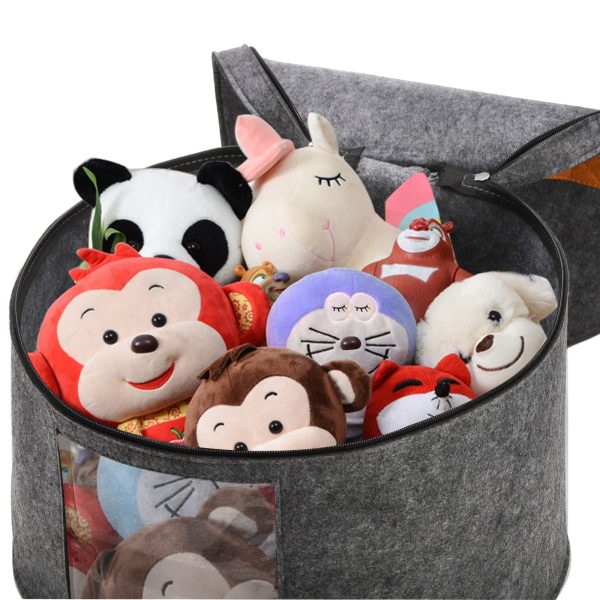 2 Pack Foldable Felt Hat Storage Box