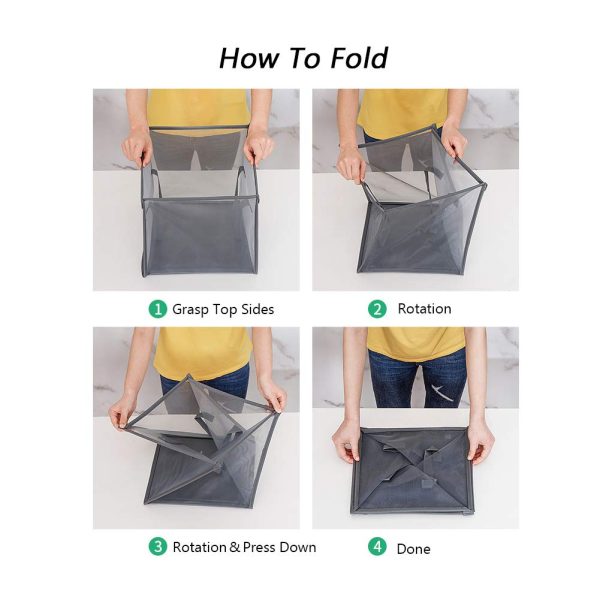 Collapsible Laundry Hamper Washing Storage Bag