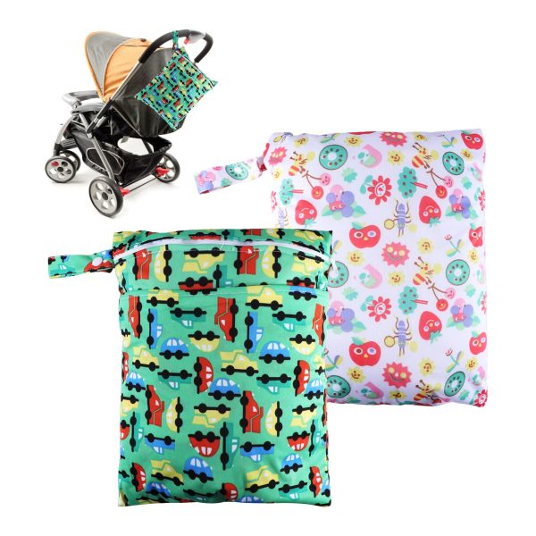 2 Pack Hanging Portable Baby Articles Storage Bags