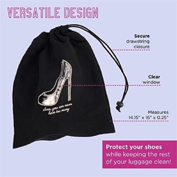 Double Band Protects Footwear And Luggage Interior Divider Shoe Storage Bag