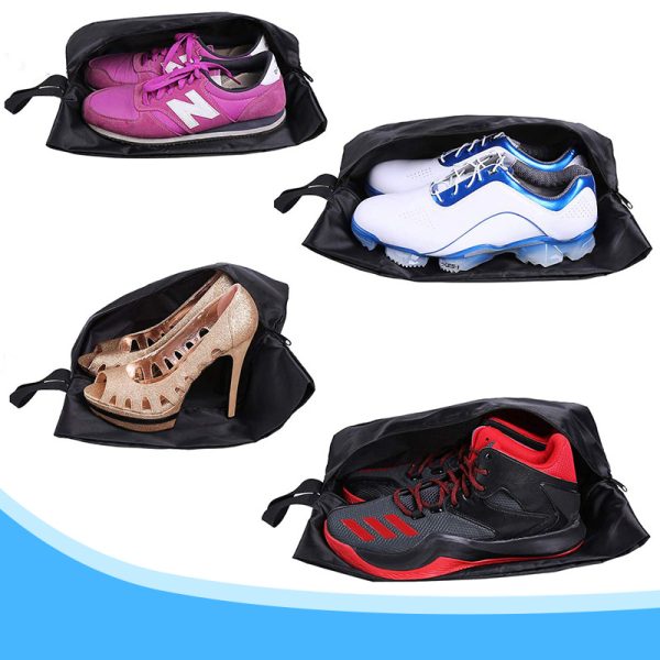 4 Pack Portable Travel Zipper Closure Shoe Storage Bags