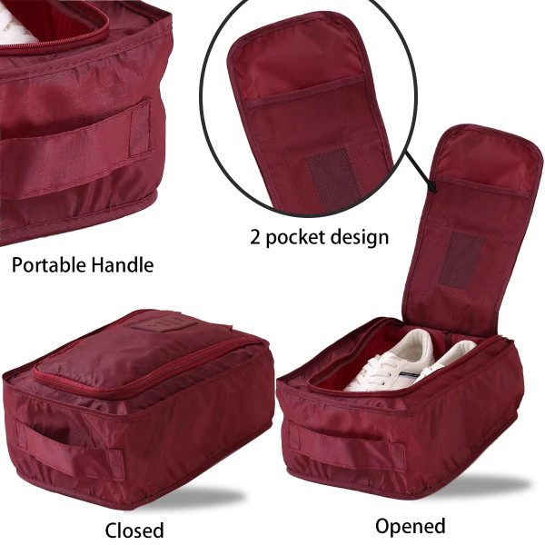 3 Pack Foldable Saving Shoe Storage Bags