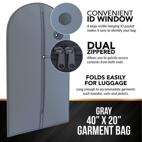 Heavy Duty Lightweight Suit Garment Storage Bag