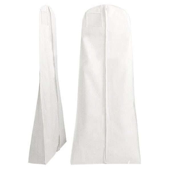 Anti-dust Clear Zipped Pocket Wedding Dress Gown Garment Storage Bag