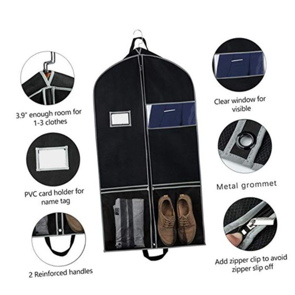 Suspend Dust Cover Dress Suit Clothes Storage Bag