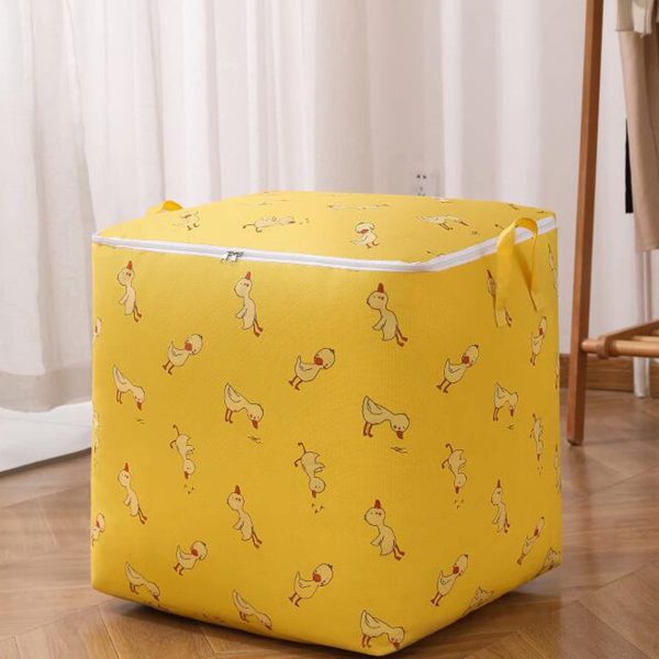 Foldable Wardrobe Cloth Yellow Duck Storage Box