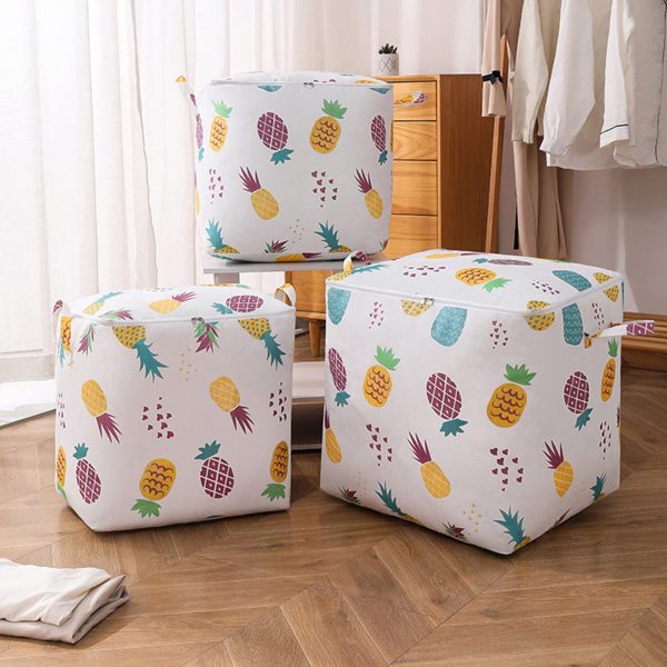 Foldable Wardrobe Cloth Pineapple Storage Box