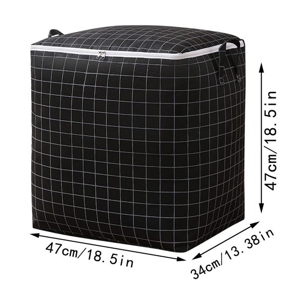 Foldable Wardrobe Cloth Black Box Storage Box