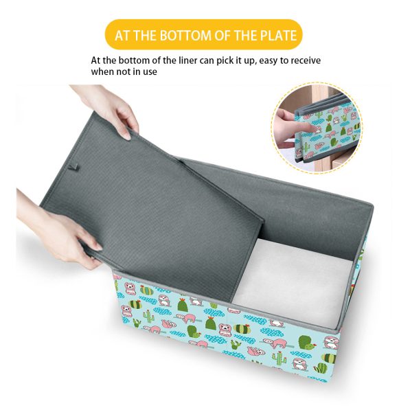 Foldable Cute Llama Pattern Clothes Storage Bag